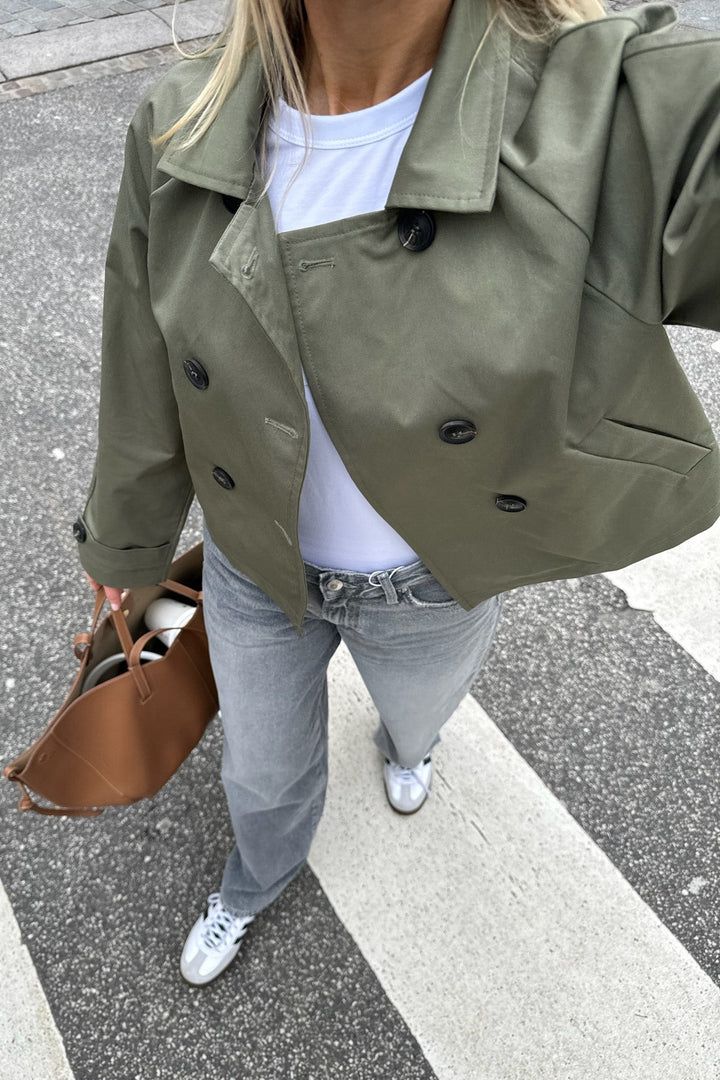 Lunaic Trenchcoat Green | Yttertøy | Smuk - Dameklær på nett