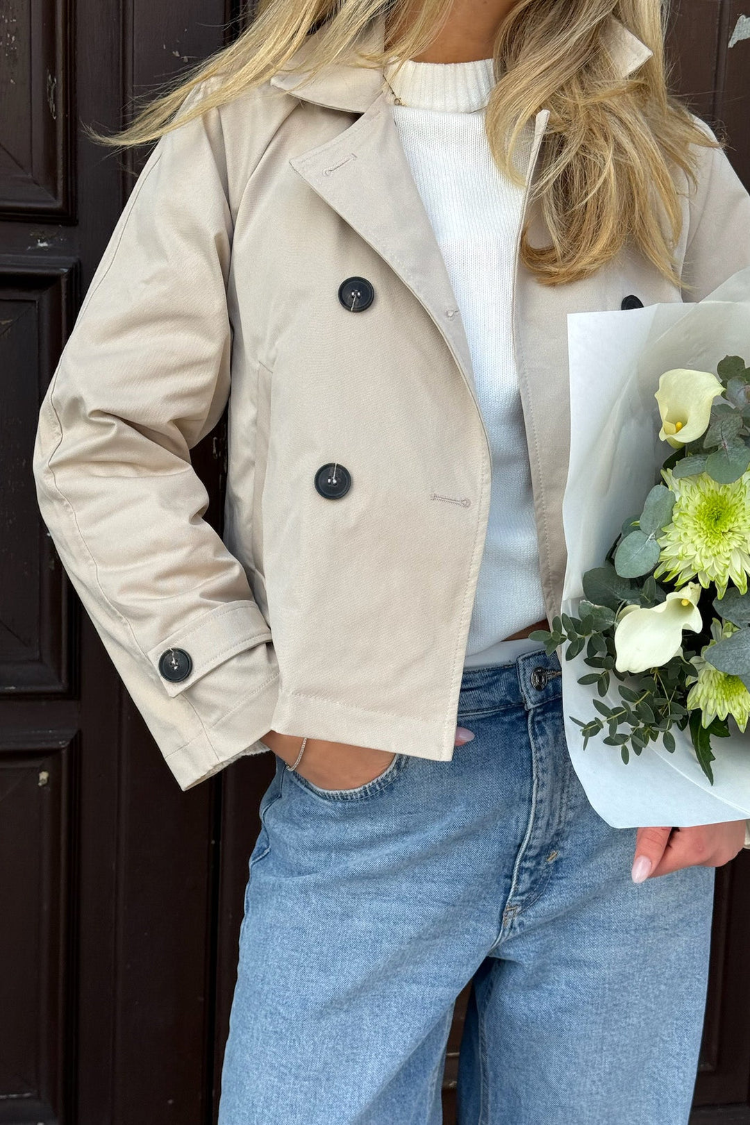 Lunaic Trenchcoat Light Beige | Yttertøy | Smuk - Dameklær på nett