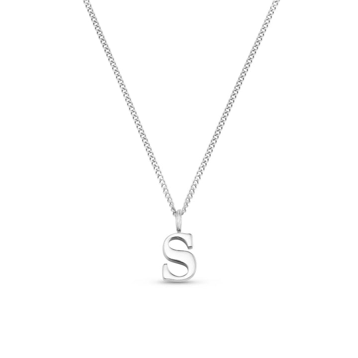 Luxe S Initial Necklace Silver | Accessories | Smuk - Dameklær på nett