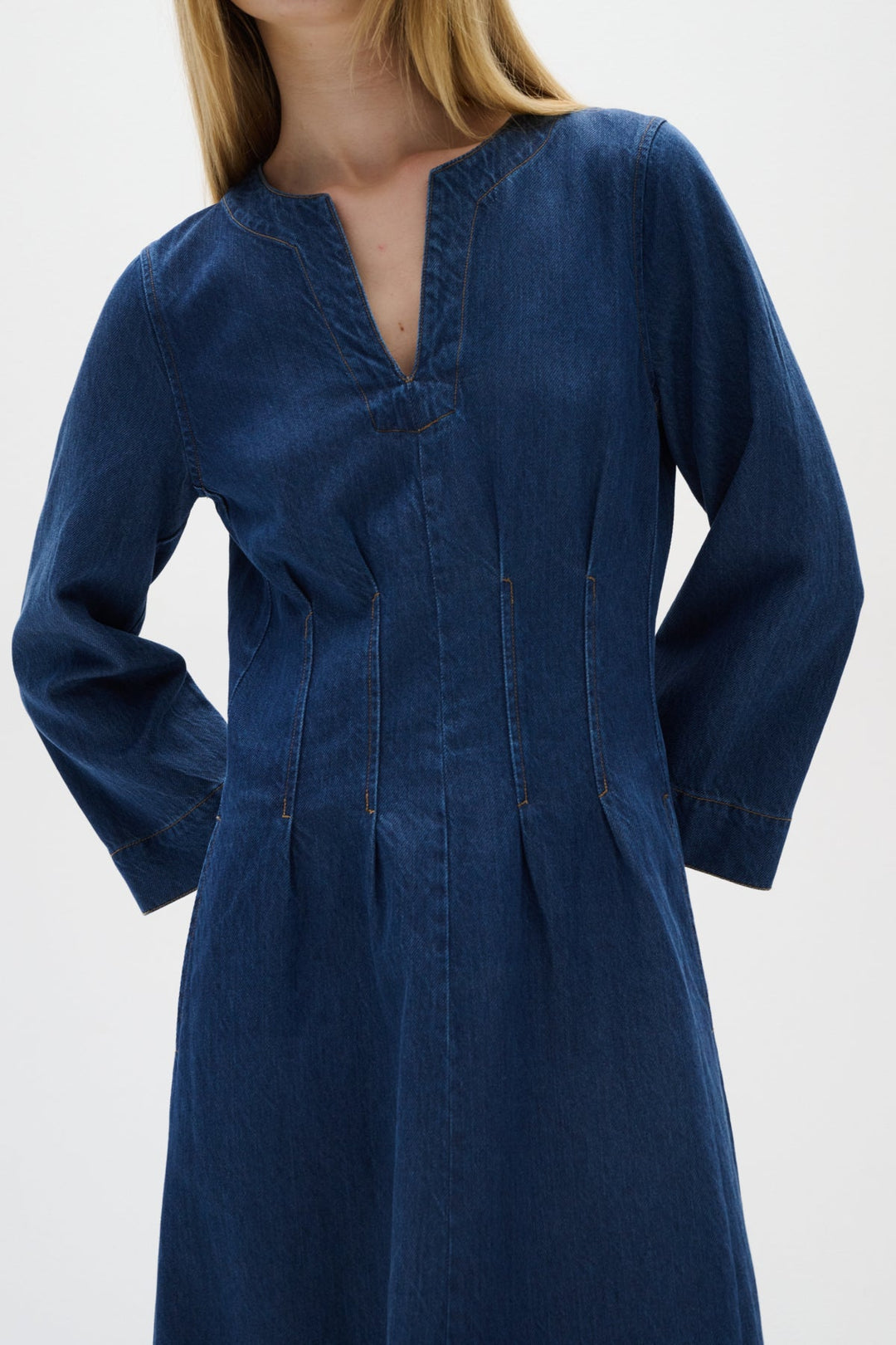 Mableiw Dress Dark Blue Denim | Kjoler | Smuk - Dameklær på nett