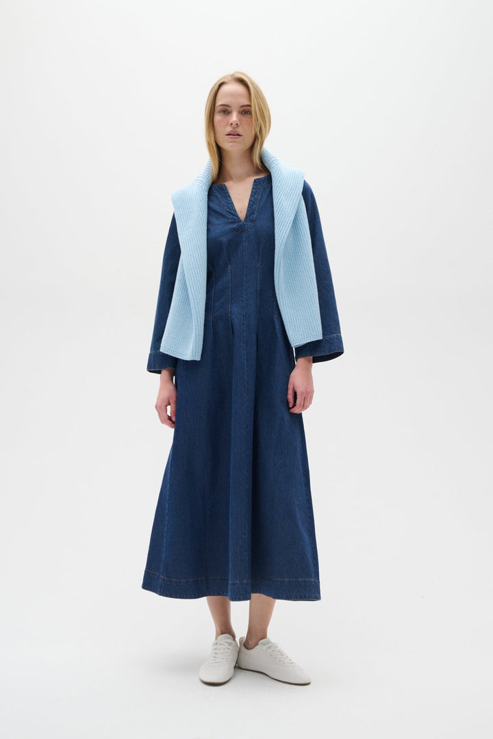 Mableiw Dress Dark Blue Denim | Kjoler | Smuk - Dameklær på nett