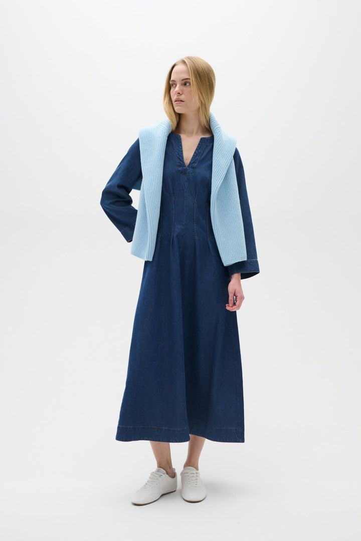 Mableiw Dress Dark Blue Denim | Kjoler | Smuk - Dameklær på nett