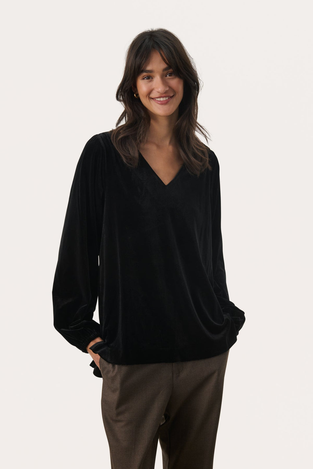 Madispw Blouse Black | Skjorter og bluser | Smuk - Dameklær på nett