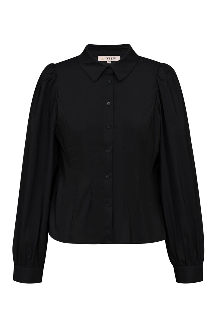 Malika Shirt Black | Skjorter og bluser | Smuk - Dameklær på nett