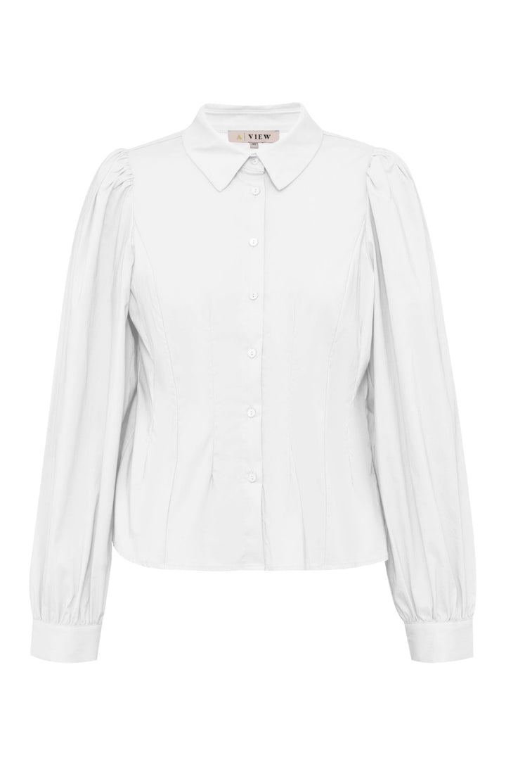 Malika Shirt Off White | Skjorter og bluser | Smuk - Dameklær på nett