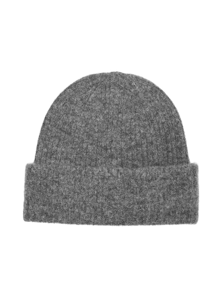 Maline Knit Beanie Medium Grey Melange | Accessories | Smuk - Dameklær på nett