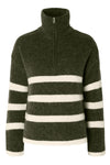 Maline Ls Knit Half Zip Kalamata Birch