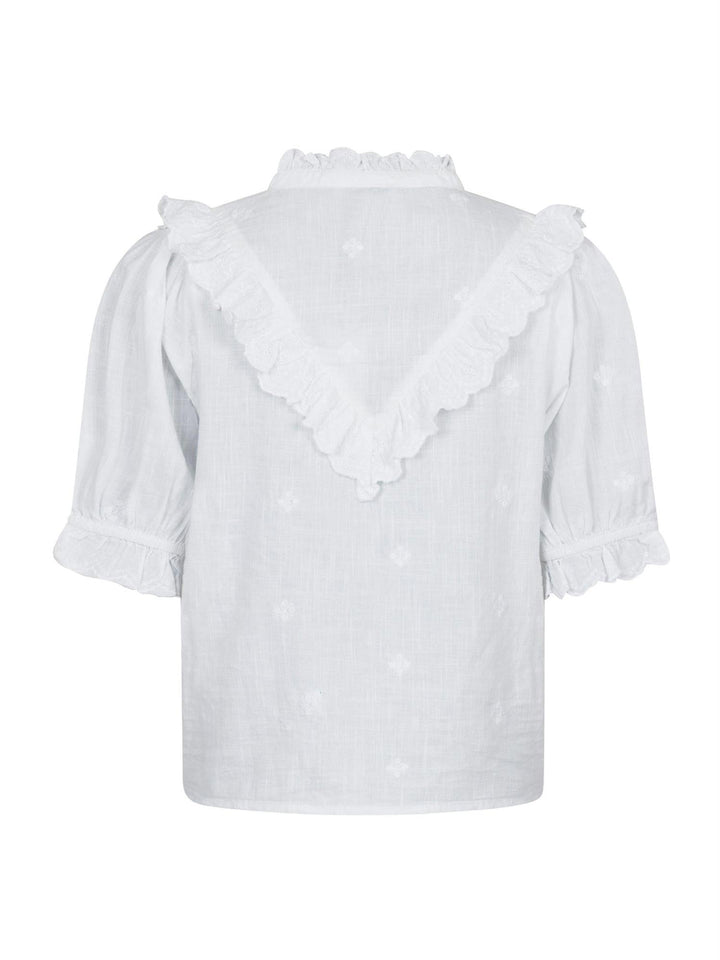 Manet Blouse White | Skjorter og bluser | Smuk - Dameklær på nett