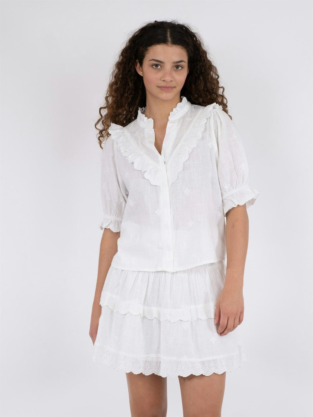 Manet Blouse White | Skjorter og bluser | Smuk - Dameklær på nett