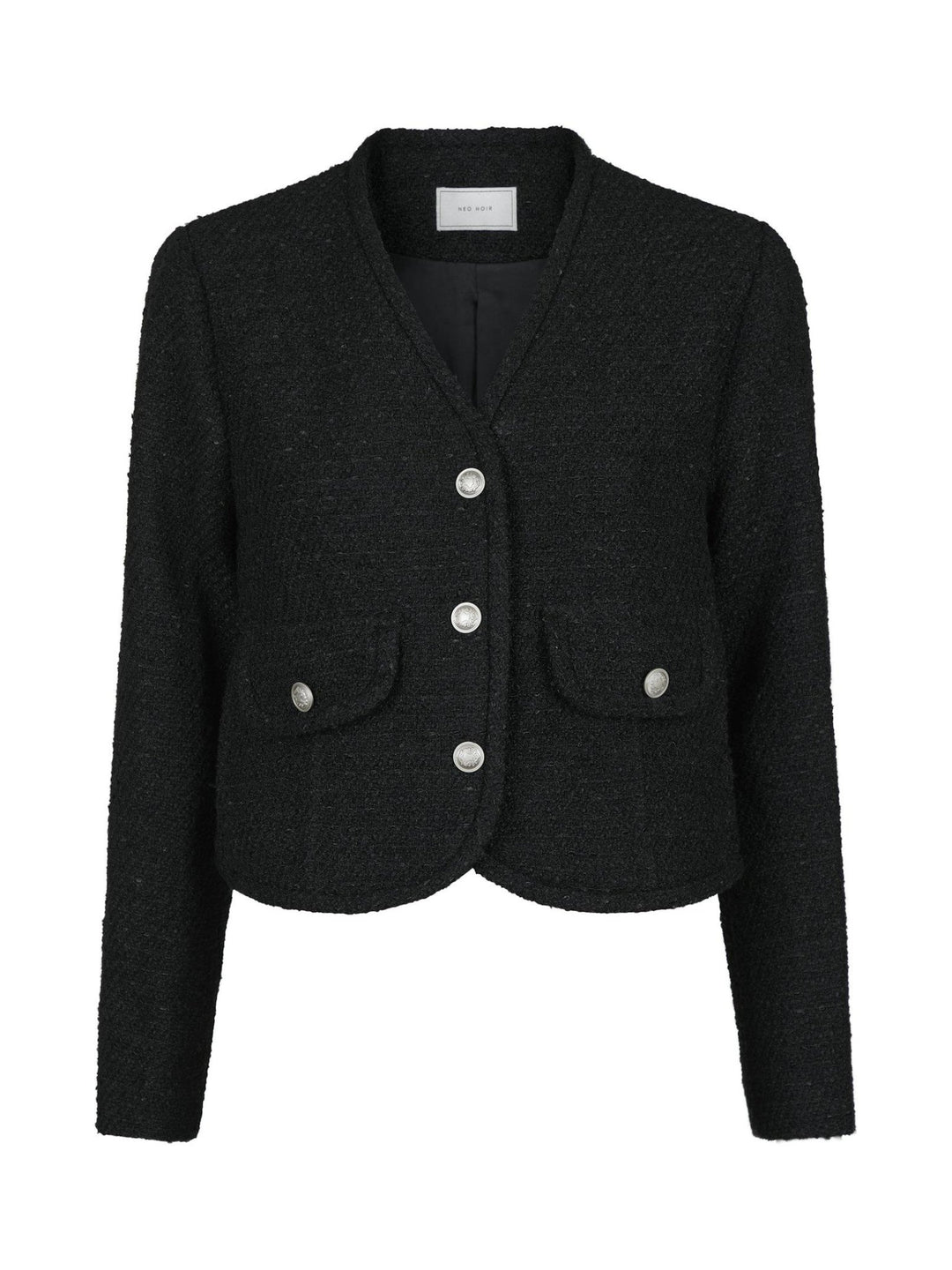 Manua Boucle Jacket Black | Yttertøy | Smuk - Dameklær på nett