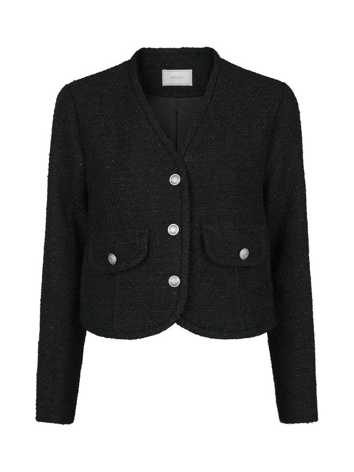 Manua Boucle Jacket Black | Yttertøy | Smuk - Dameklær på nett