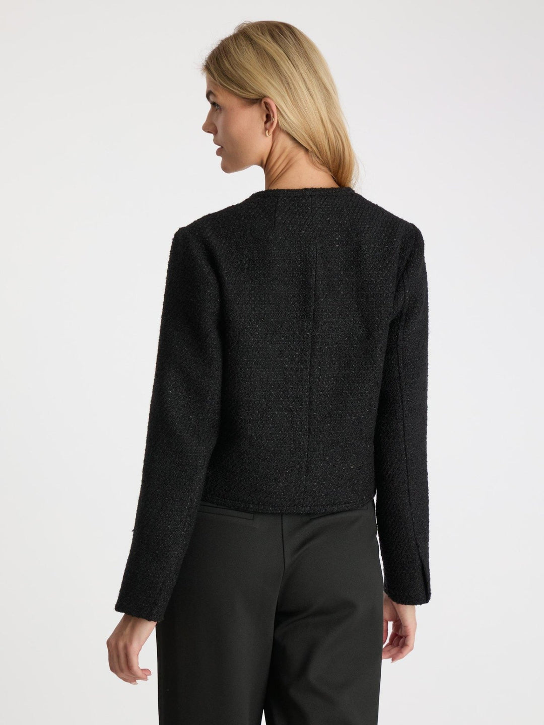 Manua Boucle Jacket Black | Yttertøy | Smuk - Dameklær på nett