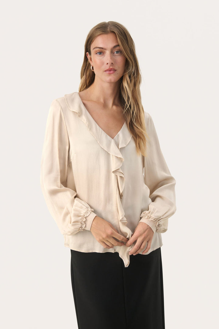 Margarithapw Shirt French Oak | Skjorter og bluser | Smuk - Dameklær på nett