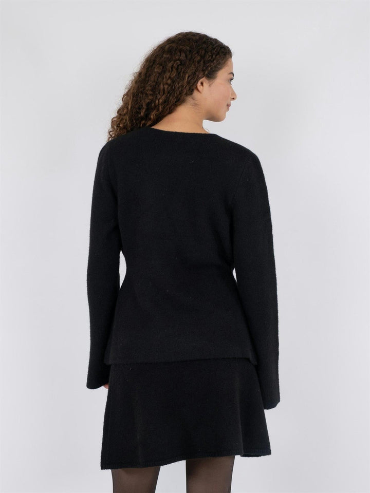 Marie Louise Knit Cardigan Black | Genser | Smuk - Dameklær på nett