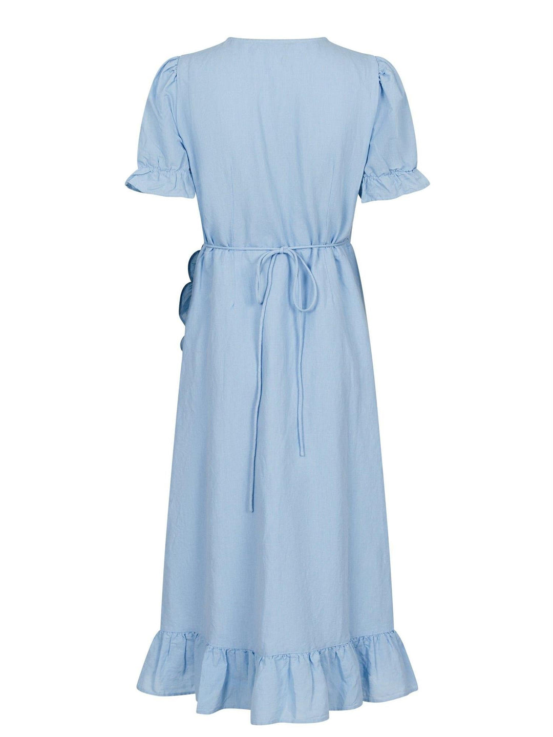 Marietta Linen Dress Light Blue | Kjoler | Smuk - Dameklær på nett