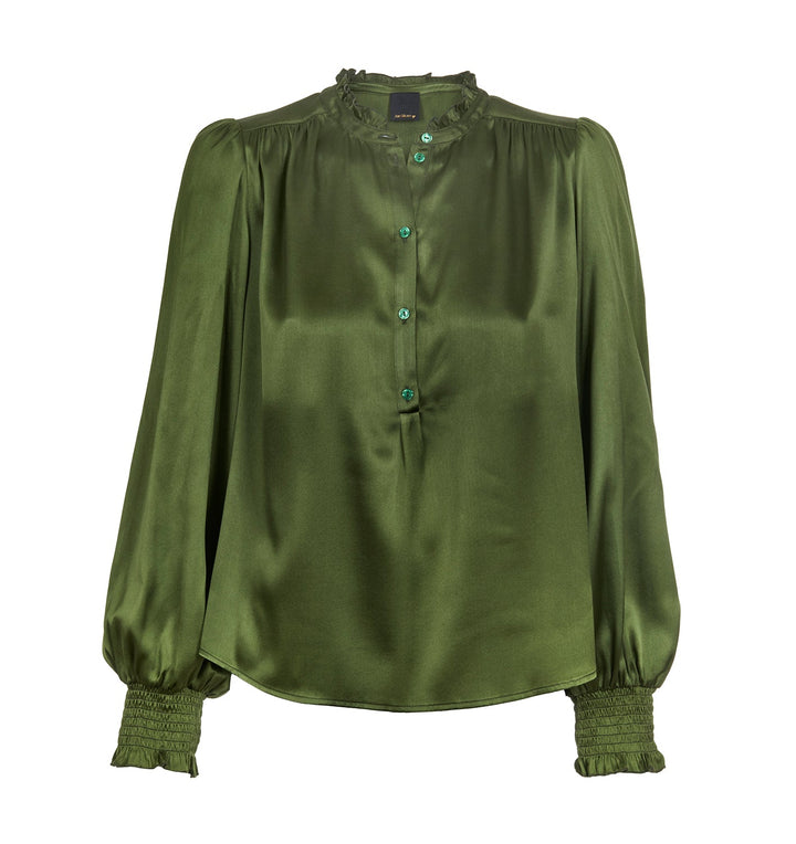 Marthe Blouse Green | Skjorter og bluser | Smuk - Dameklær på nett