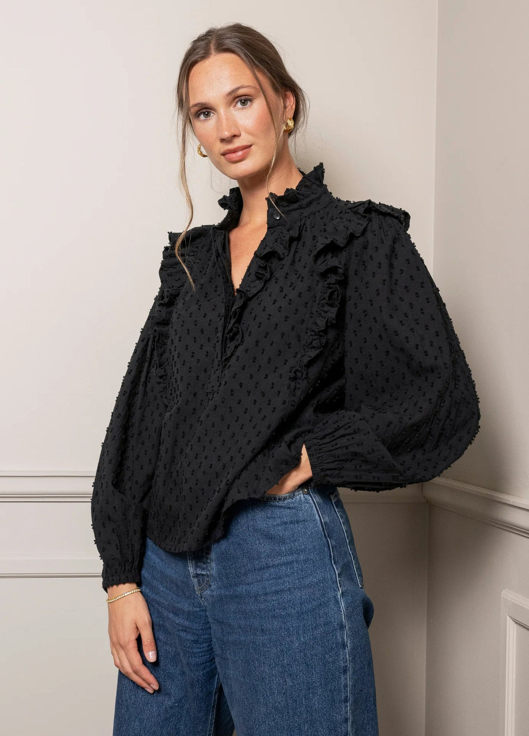 Maya Blouse Day Black | Skjorter og bluser | Smuk - Dameklær på nett