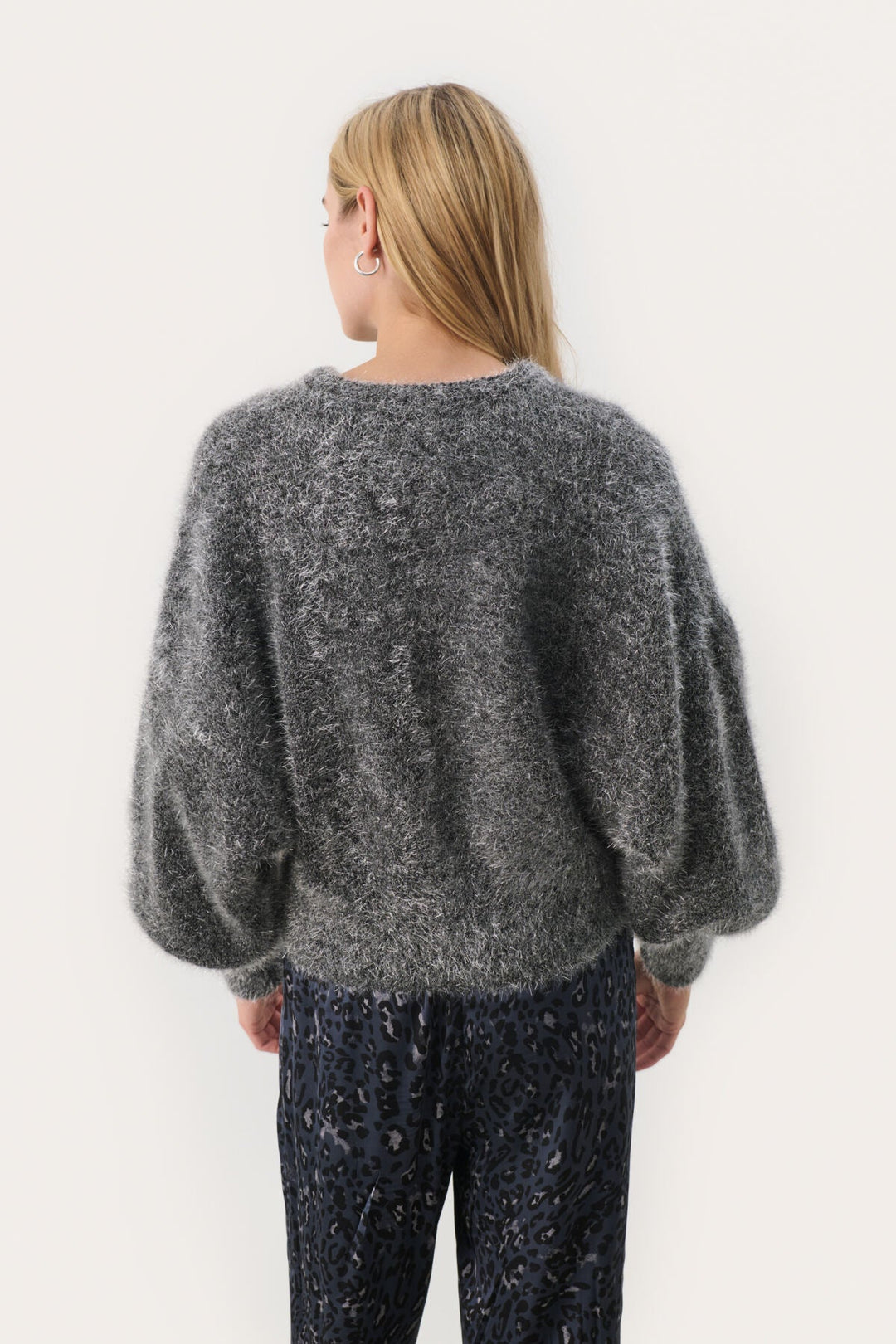 Milenapw Cardigan Black/Silver Lametta | Genser | Smuk - Dameklær på nett