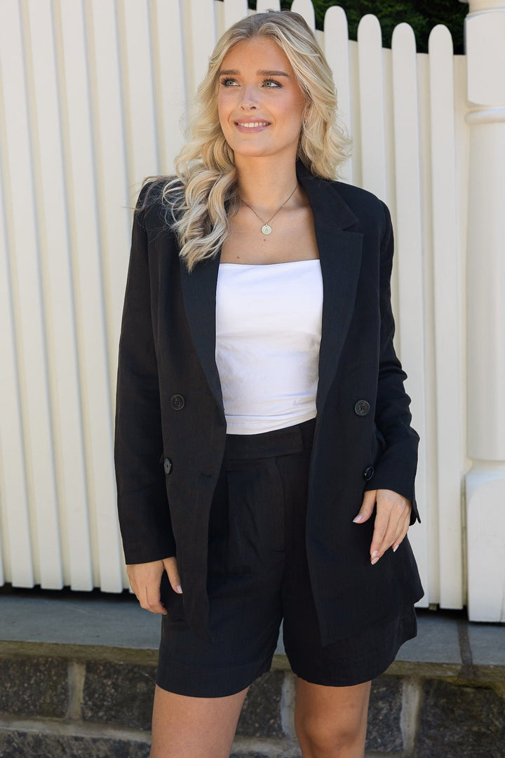 Mindy Blazer Soft Black | Blazer | Smuk - Dameklær på nett