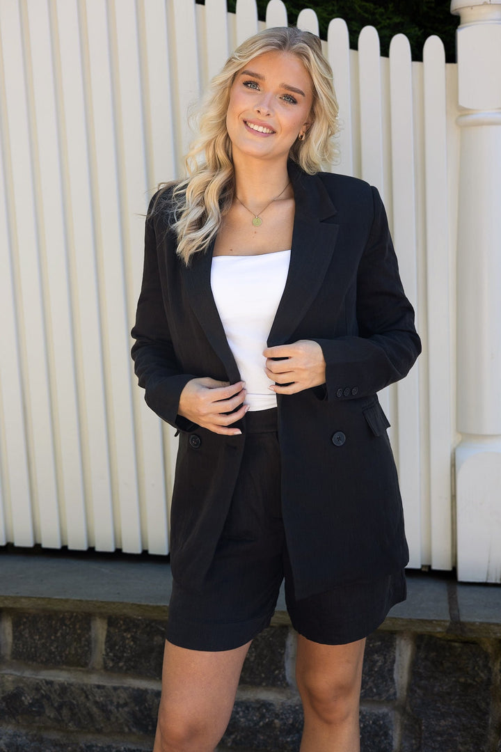 Mindy Blazer Soft Black | Blazer | Smuk - Dameklær på nett