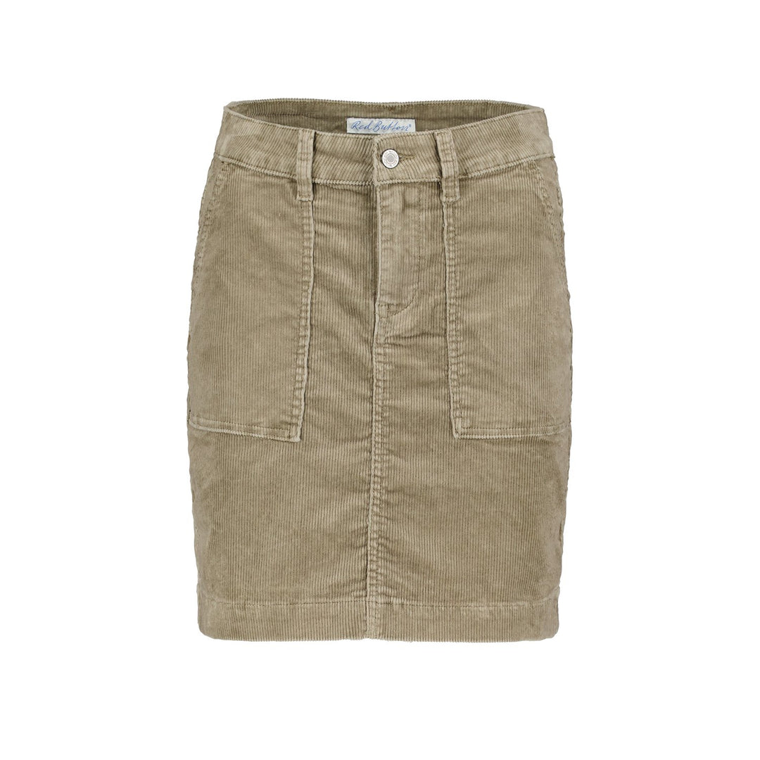 Mini Skirt 10W Cord Olive | Bukser | Smuk - Dameklær på nett