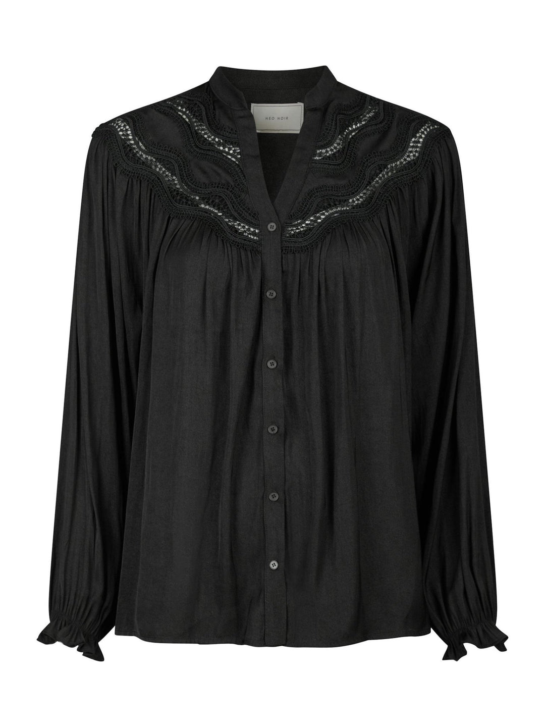 Minnie Deco Blouse Black | Skjorter og bluser | Smuk - Dameklær på nett