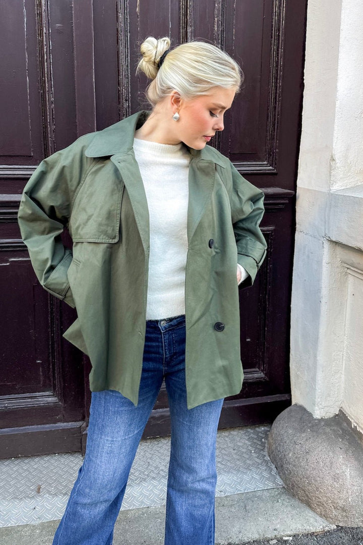 Minona Iw Jacket Beetle Green | Yttertøy | Smuk - Dameklær på nett