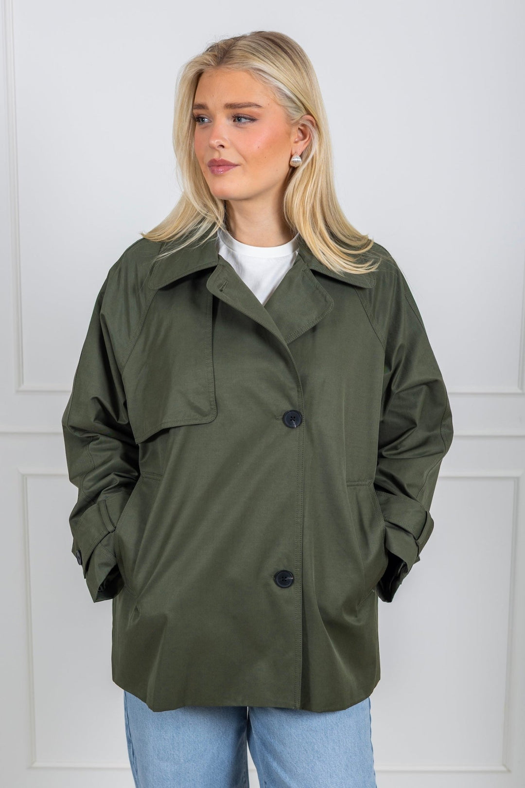 Minona Iw Jacket Beetle Green | Yttertøy | Smuk - Dameklær på nett