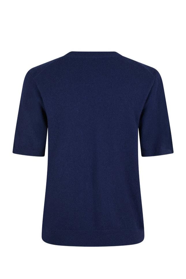 Missy Knit Tee Navy | Genser | Smuk - Dameklær på nett