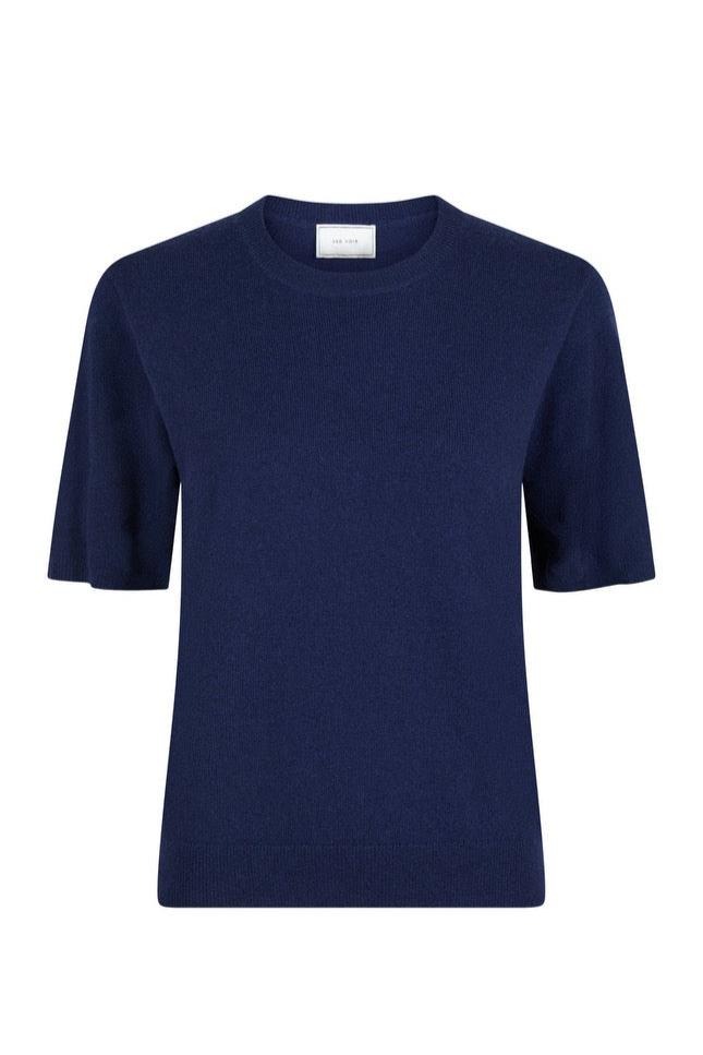 Missy Knit Tee Navy | Genser | Smuk - Dameklær på nett