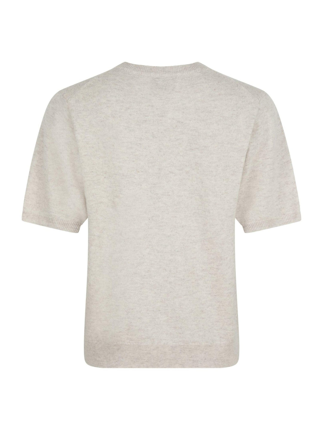 Missy Knit Tee Sand Melange | Genser | Smuk - Dameklær på nett