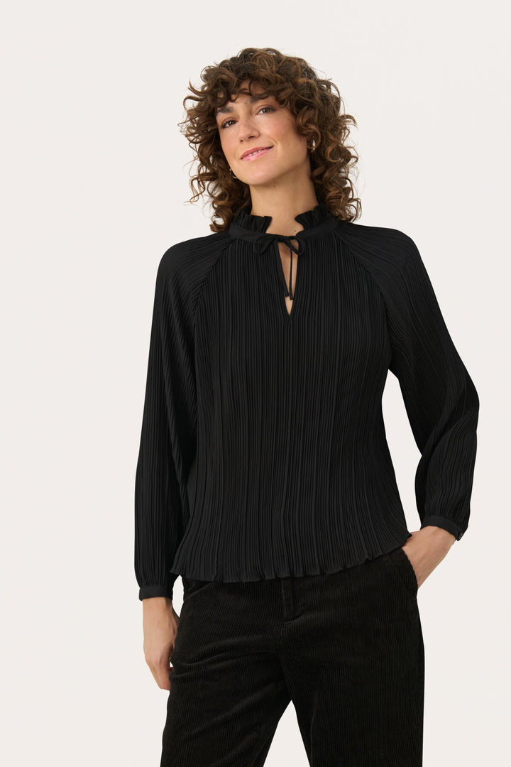 Myrapw Blouse Black | Skjorter og bluser | Smuk - Dameklær på nett