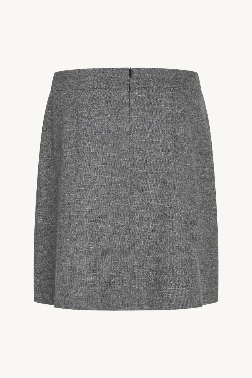 Nancy Skirt Grey Blend | Skjørt | Smuk - Dameklær på nett