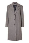 New Alma Wool Coat Steel Gray Melange