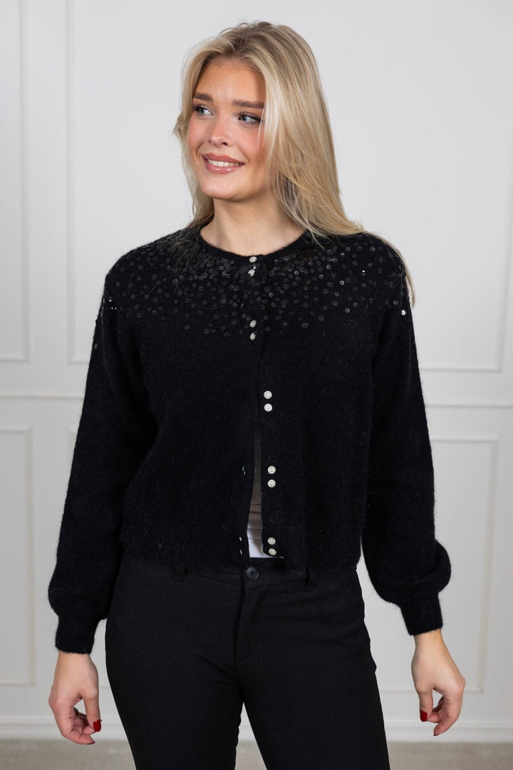 Ninellapw Cardigan Black | Genser | Smuk - Dameklær på nett