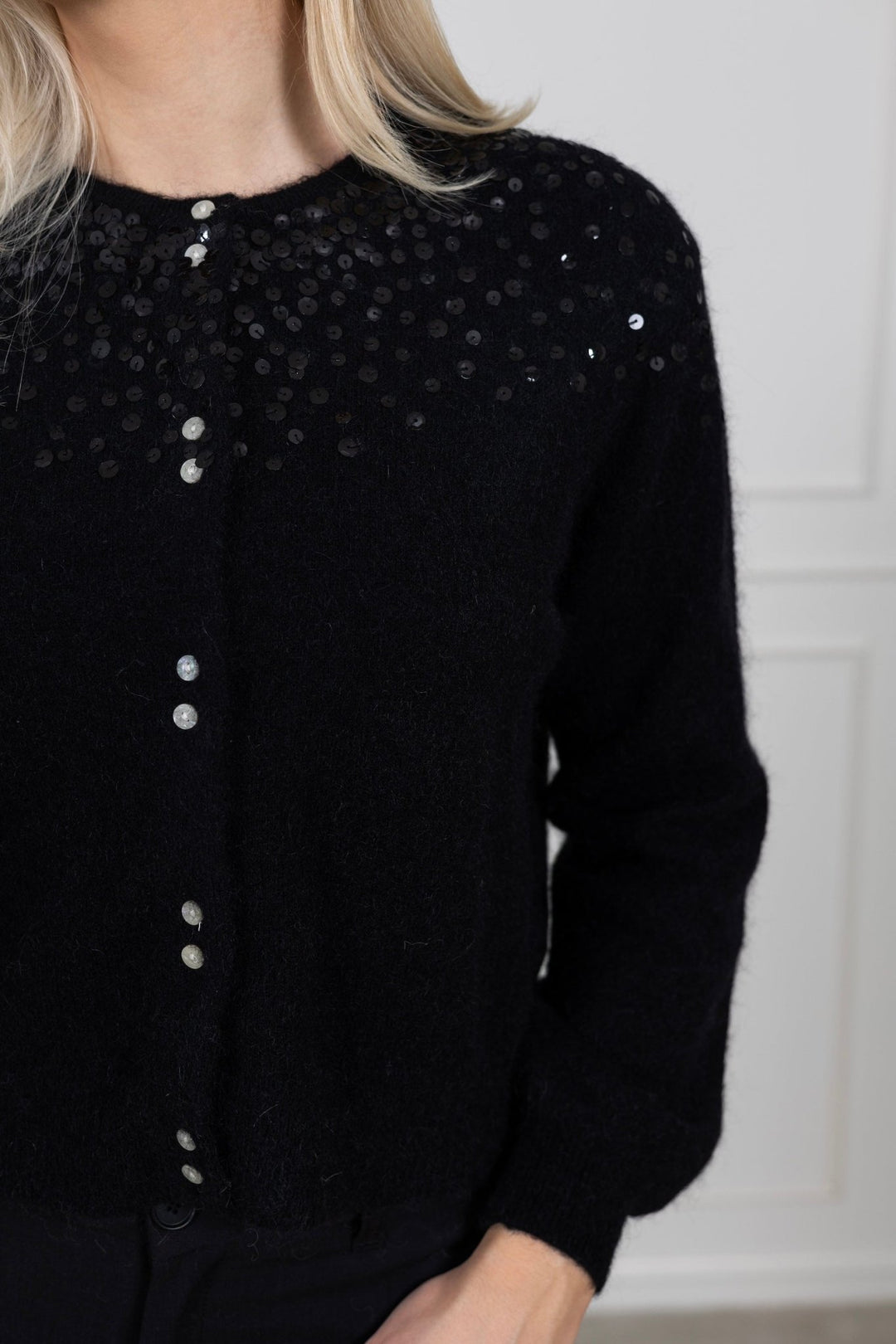 Ninellapw Cardigan Black | Genser | Smuk - Dameklær på nett