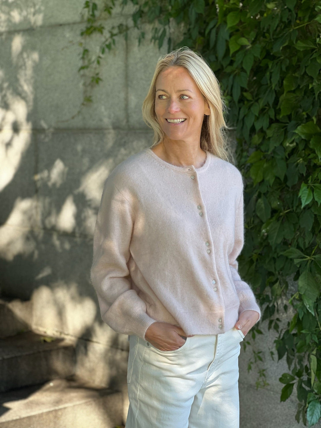 Ninellpw Cardigan Mauve Chalk | Genser | Smuk - Dameklær på nett