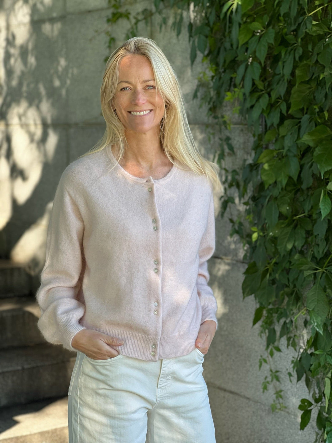 Ninellpw Cardigan Mauve Chalk | Genser | Smuk - Dameklær på nett