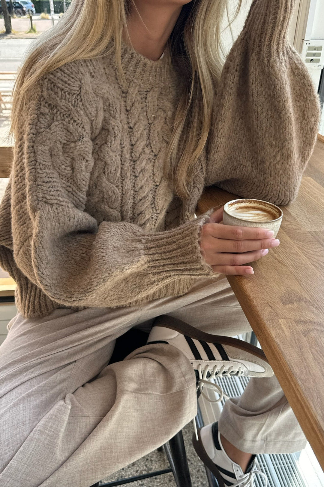 Noraic Sweater Beige | Genser | Smuk - Dameklær på nett