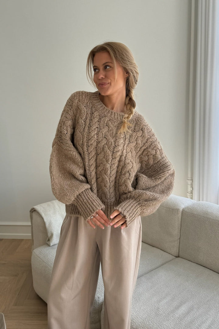 Noraic Sweater Beige | Genser | Smuk - Dameklær på nett