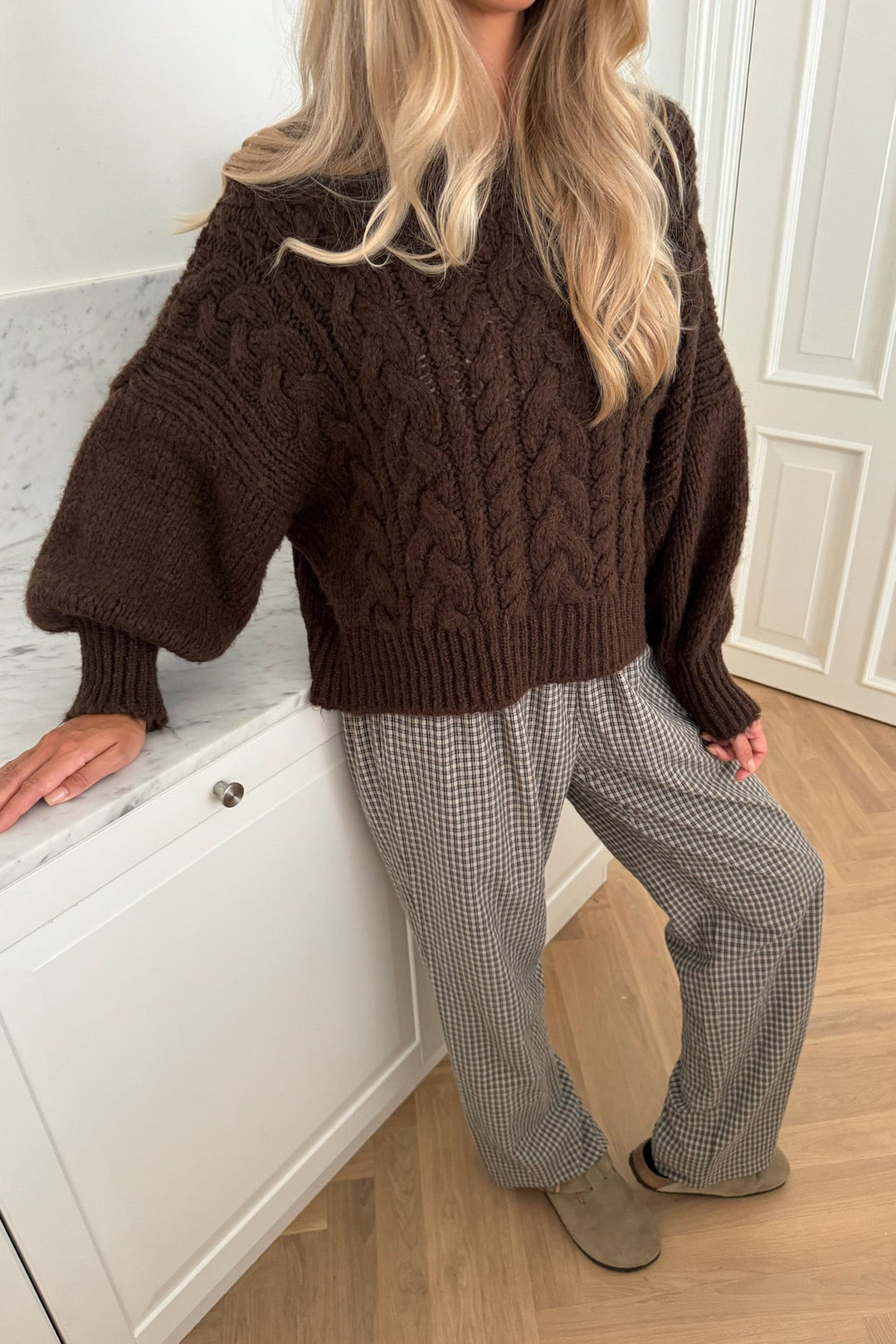 Noraic Sweater Chocolate Brown | Genser | Smuk - Dameklær på nett