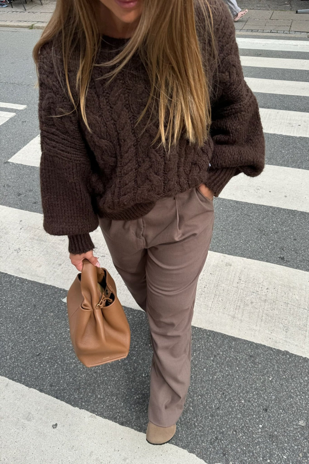 Noraic Sweater Chocolate Brown | Genser | Smuk - Dameklær på nett