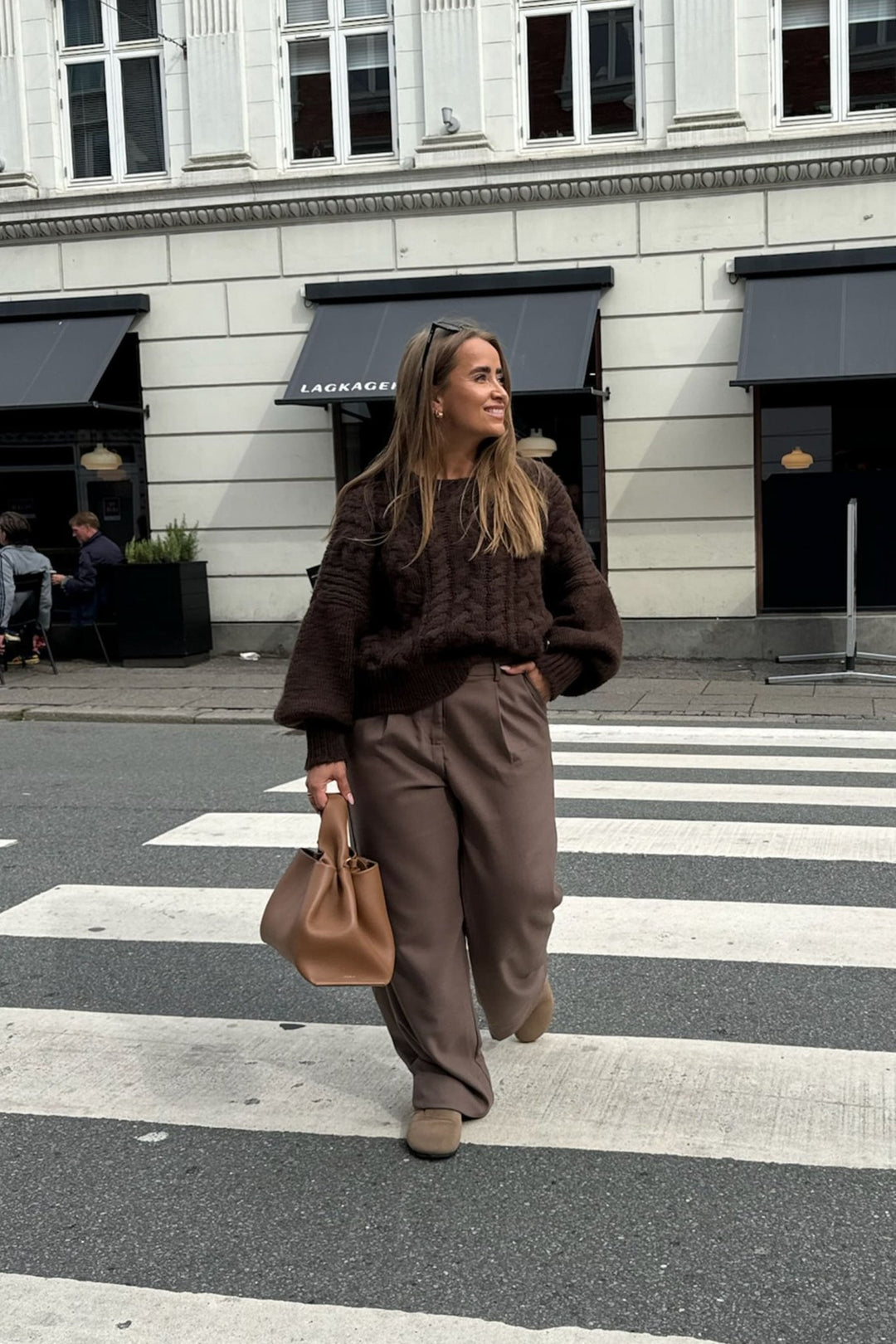 Noraic Sweater Chocolate Brown | Genser | Smuk - Dameklær på nett