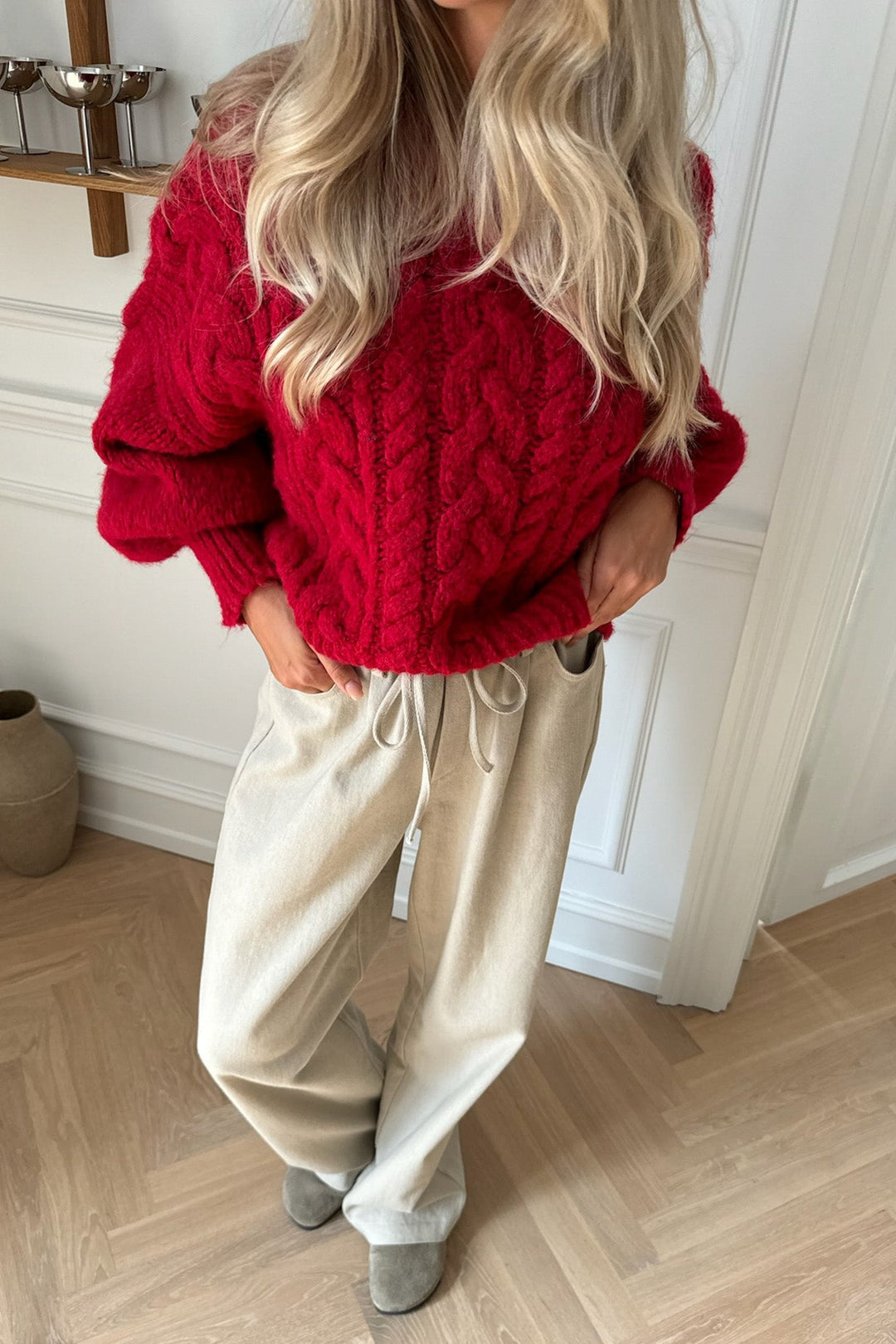 Noraic Sweater Red | Genser | Smuk - Dameklær på nett