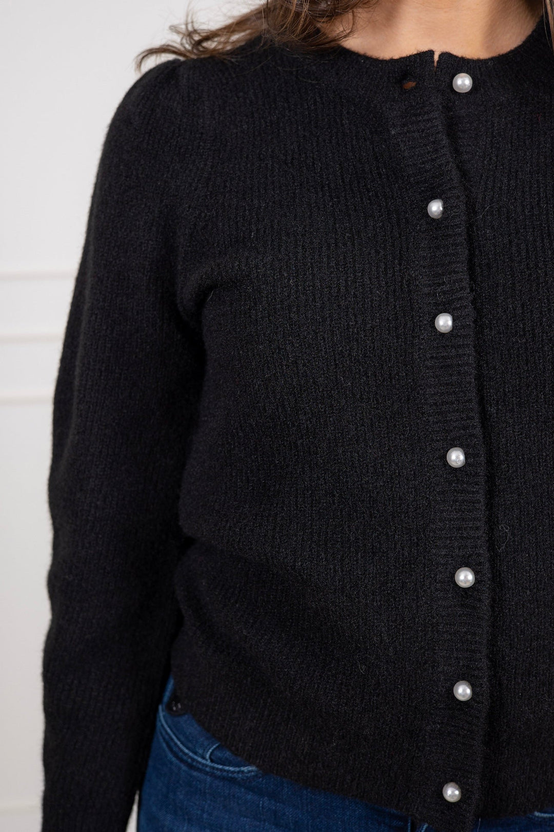 Nuna Knit Cardigan Black | Genser | Smuk - Dameklær på nett