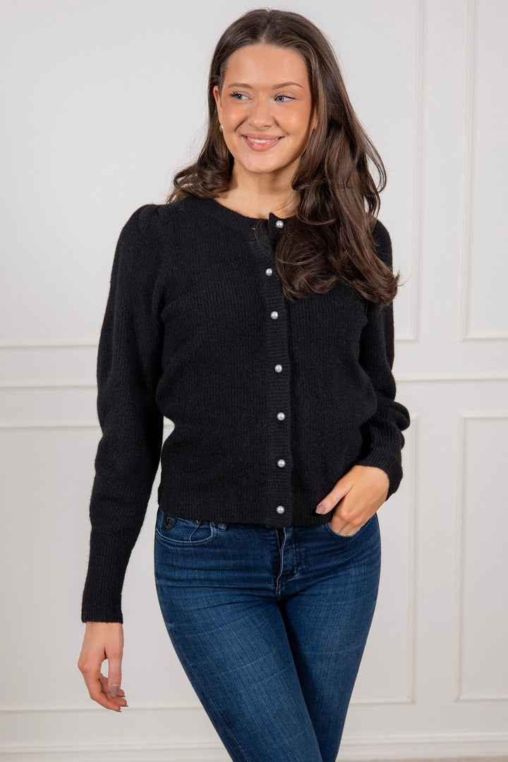 Nuna Knit Cardigan Black | Genser | Smuk - Dameklær på nett