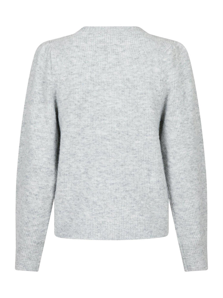 Nuna Knit Cardigan Light Grey Melange | Genser | Smuk - Dameklær på nett