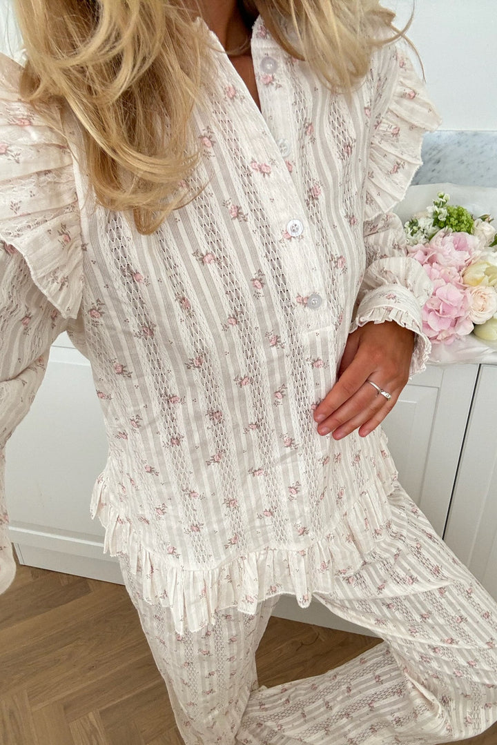 Nunaic Shirt Romantic Rose Print | Skjorter og bluser | Smuk - Dameklær på nett