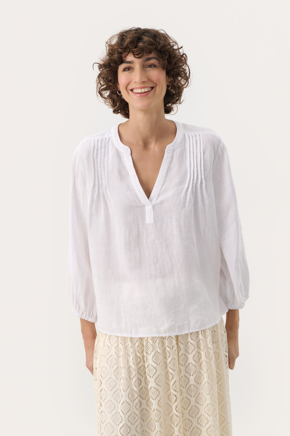 Nyarapw Blouse Bright White | Skjorter og bluser | Smuk - Dameklær på nett