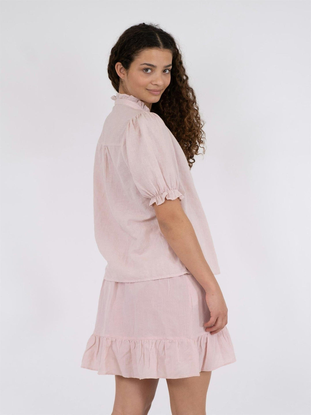 Odesa Linen Blouse Rose Smoke | Skjorter og bluser | Smuk - Dameklær på nett